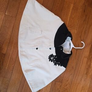 Janie and Jack Black and White Skater Skirt